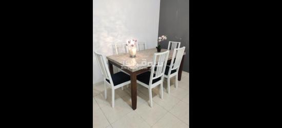Dining table with 6 chair for sale - 3