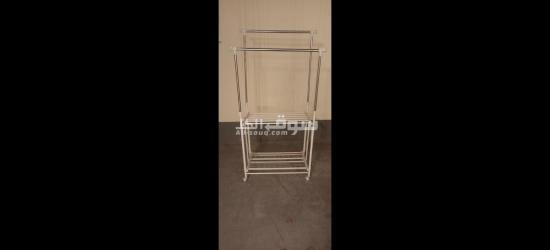 Cloths Drying And Hanging Rack Twin ,Stainless Steel,foldable,With Wheels - 3